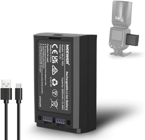 NEEWER 7,2V / 3000mAh Li Ion Ersatzakku für Flash Blitz Blitzgeräte