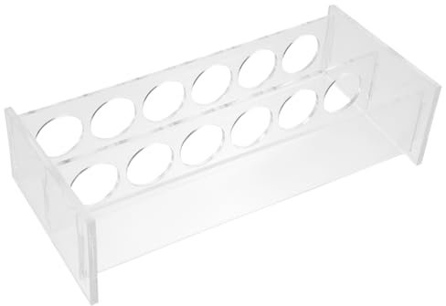 ROMISBABA Reagenzglasgestell Aus Acryl Mit 6 Schlitzen Laborröhrchen-organizer Transparenter Ständer