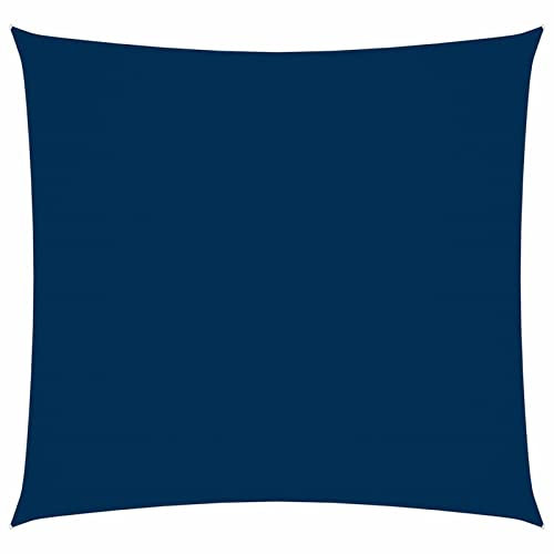 Xichuzi Sonnensegel, Sichtschutz Balkon, Balkon Sonnenschutz, Sonnenschutzsegel,Regenschutz Balkon, Seitenmarkise, Sichtschutz Terrasse, Oxford Gewebe Quadratisch 3,6x3,6 m Blau