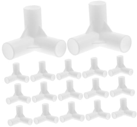 TOGEVAL 30piezas Conectores De Carpa Accesorios De Carpa De Plástico Repuestos para Estructuras De Toldos Conectores De Vías Resistentes Ligeros para Camping Jardín