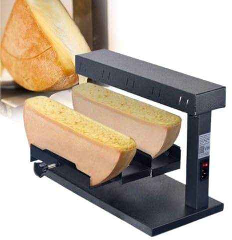 BOOZXCV Raclette Cheese Grill Raclette Fromage à raclette Fondant 650w 40s Même Le Chauffage Peut être incliné et tourné pour Que Le Fromage fonde et Chauffe