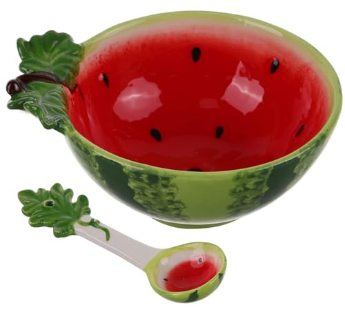 ARTSEWPLY Ciotola Insalatiera in Materiale Ceramico Bianca per Cucina Decorativo per Yogurt e Frutta Ciotole Versatili per Servire Insalate e Zuppe Lavabile e Resistente Design Adorabile e