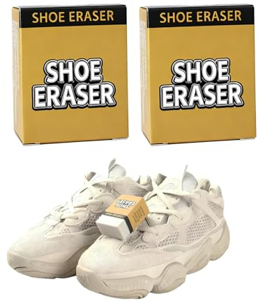 HUVZOR Gomme à chaussures,Gomme à chaussures en cuir,Gomme à daim,Gomme à cuir nubuck,Gomme de nettoyage pour chaussures en daim et nubuck,Peut éliminer la saleté du daim,Des chaussures et des sacs