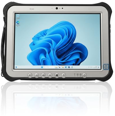 Refurbished Toughpad FZ-G1 MK5, i5-7300U, 8GB RAM, 10.1 WUXGA Touchscreen & Digitizer, Win11 Pro, 4G LTE, RJ45, IP65 (1, TB) 800 Nits Daylight Readable Extended Battery Upgrade