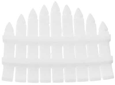 Toddmomy Miniature Fairy Garden Fence, Decorative Picket Fence for DIY Dollhouse and Diorama Projects, Indoor Outdoor Garden Landscape Ornament, Micro Landscape Accessory