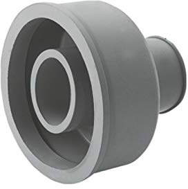 STEDO Cuffia di collegamento per WC, in gomma, accessori sanitari, adattatore, 48 mm, piatto