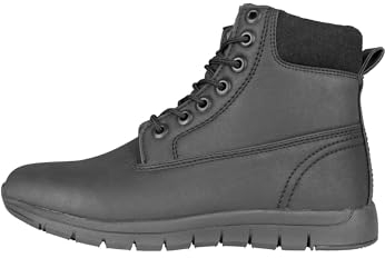 Urban Classics Unisex Runner Boots Stiefelette, Black/Black/Black, 41 EU