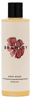 Bramley Body Wash (250ml), Natural Shower Gel with Grapefruit, Lavender & Sweet Orange Essential Oils, Uplifting and Refreshing Vegan Shower Gel
