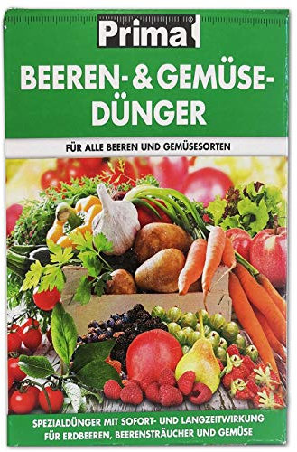 Prima Beeren- und Gemüsedünger mit Sofort- und Langzeitwirkung, NPK-Dünger 7+4+9, 2,5 kg