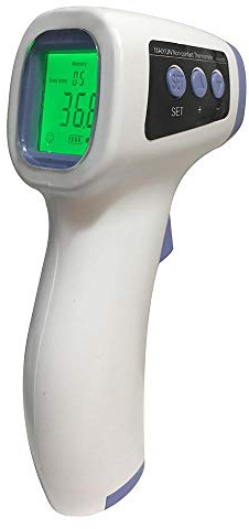 Maiyun TERMOMETRO Corporal SIN Contacto INFRARROJO Distancia MEDICION 5CM HX-YL001 Blanco