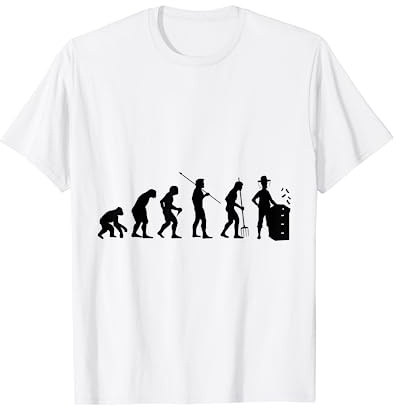 L'évolution de l'apiculteur L'apiculture Le miel des abeille T-Shirt