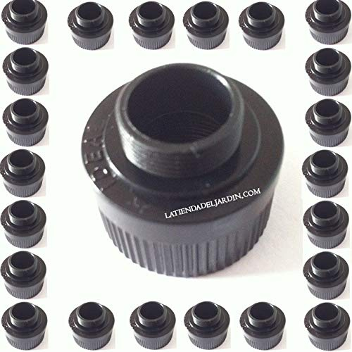 Suinga Pack 50 Adaptadores 1/2 Hembra para Toberas de Riego | Rosca Superior | Adaptadores para Sistemas de Riego Automático