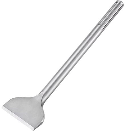 Firecore FS18313 SDS-MAX Scaling Chisel 3-In Wide Curved Tile Chisel for Concrete Tile Removal(3.2 X 12)