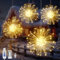 Acxilexy 4 Piezas Luces de Cuerda de Fuegos Artificiales, 480 LEDs USB Con 8 Modos, Impermeables Guirnaldas Luces para Fiesta Jardín Patio