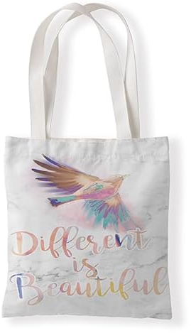 Kinde Jutebeutel Bunter Vogel Tote Bag Baumwolle und Hanf Stoffbeutel Große Kapazität Stofftasche Faltbar Jutetasche Langlebig Baumwolltasche Bedruckt Stoffbeutel zum Bemalen Waschbar 30x40cm/3 Pcs