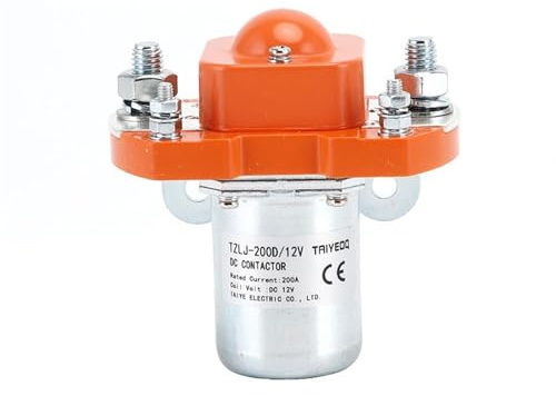 MZJ-200A ZJ200A SZJ200A DC12V 24V 48V Contactor for vehículo eléctrico Carretilla elevadora batería Coche Tractor cabrestante Motor 1NO Abierto Normal (Color : 72 1NO)