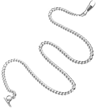 GALPADA Per Orologio Da Taschino in Per Cintura in Jeans Supporto Orologio Decorazione Completa Realizzata in Metallo Retrò Buona Lucentezza Chiusura Resistente Facile Da Usare