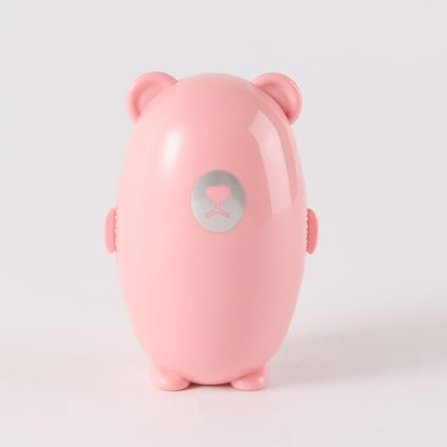 Generisch Cute Bear Hair Glue, Portable Powerful Washable Hair Glue Roller Laundry Duster Cute Pet Hair Brush, Suitable for Clothes, Pets etc