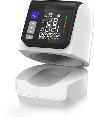 Automatic Blood Pressure Monitors for Home Use Arm Bucket BP Machine | 22-40 CM One-Step Wear Cuff, 4 Users*199 Memories, , Backlit Large LED Screen, BP Machine, MHRA & CE Approved UK BP Monitor