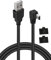 3.5M USB A Male to Mini B Cable, 5V 2A 90 Degree Right Angle Mini 5P Connector Charger With 2Pcs Wiring Clips Cord Data Sync Charge Cord for Dash Cam Driving Recorder Navigator DVR Camera Camcorder