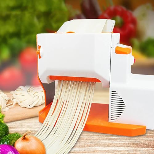 GTHTUHFD Machine À Pâtes Électrique, Presse À Spaghetti, Arbre en Acier Inoxydable, Têtes De Coupe Remplaçables, Lavables, Forte Dissipation Thermique