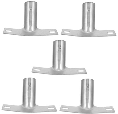 Alipis 5pcs Broom Head Brackets Floor Cleaning Brush Accessories Heavy Duty Handle Repair Connector Broom Adapter Replacement for Connection