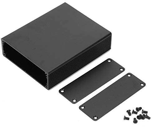 Negro mate del proyecto electrónico del recinto de la caja de instrumentos de la placa de circuito impreso de aluminio