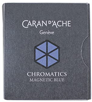 Caran d´Ache 8021.149 Tintenpatrone Magnetic Blue 6 Stück