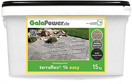 GalaPower terraflex 1k easy Pflasterfugenmörtel - 15 kg (basalt)