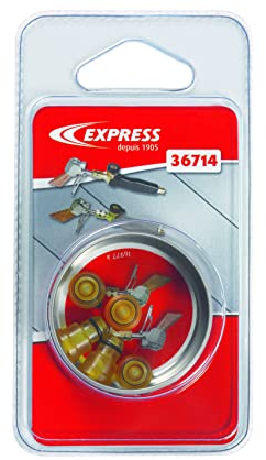 Express, 36714, Lot de 5 injecteurs avec leurs joints pour le SAV des fers de couvreur, Compatible avec les fers de couvreur réf. 4678, 4679, 4675, 6178, 6179, 60278, 60279, 6678, 6679, 66278, 66279