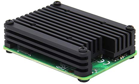 Geekworm C235 Heatsink for Raspberry Pi CM4-12mm Aluminum Cooler with Thermal Pad | Passive Cooling or 30mm Fan Support