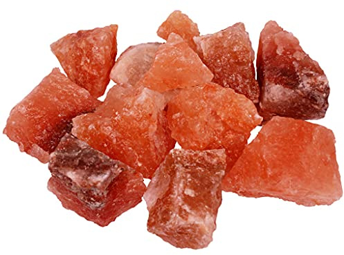 Sal Cristalina Piedra de Sal 1-25 KG Piedras de Sauna mezclado 3-12 cm Accesorios Sauna para Calentador de Sauna Infusión de Sal/Sauna Salmuera Piezas (25 KG)