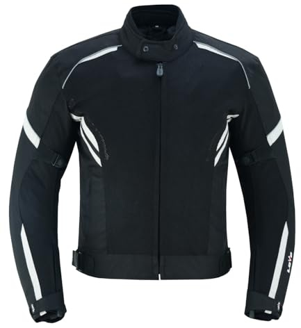 LOVO - Chaqueta Perforada Tricapa de Verano para Moto Unisex - Chaqueta Moto Hombre y Mujer con Estilo Deportivo - Chaqueta Moto Unisex Ligera y Transpirable - Chaqueta Moto Verano de Alta Protección