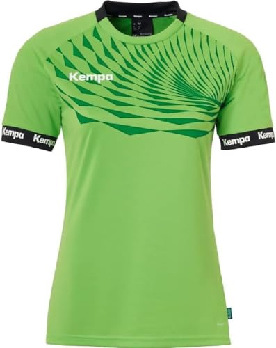 Kempa Wave 26 Shirt Women para Mujeres y niñas - Camiseta Manga Corta Camiseta Deportiva Ropa Funcional Balonmano Gimnasio Jogging Running Jersey - elástica y Transpirable