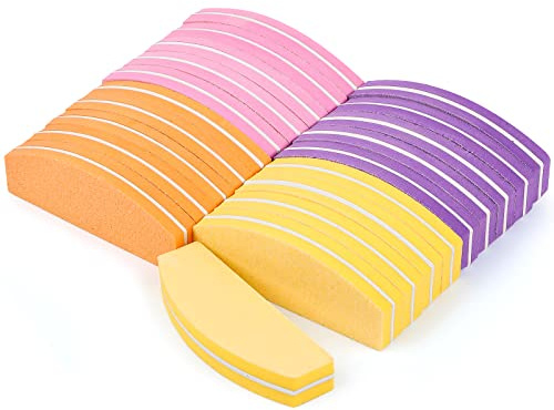 Encuryna 20 Stück Nagelfeile, Buffer für Nägel,100/180 Grit Nagelfeilen für Gelnägel Naturnägel,Buffer für Gelnägel zum Schleifen von Acrylnägeln oder Naturgelnägeln