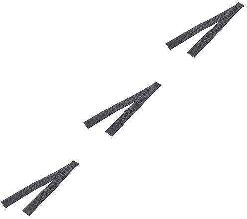 BESPORTBLE 3 Pezzi di Tubo Termoretraibile Non in PE per Impugnature da Pesca Copertura Assorbente Elettrica