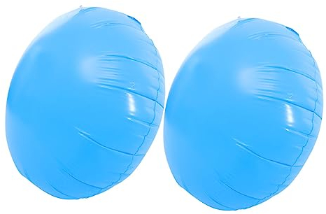 HAKIDZEL 2st Schwimmkissen Poolabdeckung Im Winter Runde Poolabdeckung Bausatz Zum Schließen des Schwimmbeckens Unterstützung Der Poolabdeckung Poolzubehör PVC Groß Gleichgewichtskissen