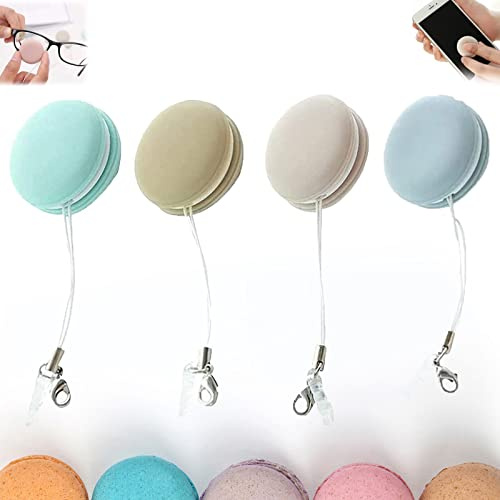 Niaoyun 4PCS Macaron Screen Cleaner Set - Phone Wipe & Cleaning Ball Combo