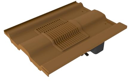 Timloc Castellated Roof Tile Vent Brown RTV-CBR Roofing Slate Ventilation
