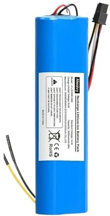 Batería De Iones De Litio De 6800 MAh, Compatible Con CECOTEC, Compatible Con CONGA, 3090, 3091, 3092, 1690, 1890, 2090, Accesorios De Repuesto For Aspiradora Robot De 14,4 Voltios.(12800mAh)