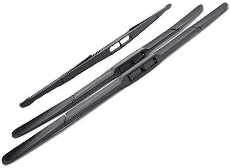 Scheibenwischer-Set fürs Auto, Wischerblätter für vorne und hinten, Bürsten für die Windschutzscheibe, Für Opel Corsa C Schrägheck 2000–2006