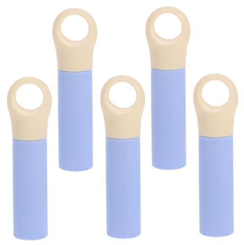 iplusmile 5pcs Replacement Grip Handle End Covers for 22mm Inner Diameter Broom Handles, Plastic, Easy to Replace, Home Cleaning