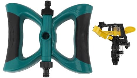 Sprinkler de Jardin en Rotation Sprinkler Automatique Sprinkler Couverture de Grande Zone Irrigation Irrigation Grass Water Sprinkler System pour Garden Lawn Plastic 240g G1 / 2
