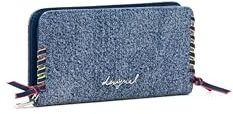 Desigual Geldbörse Torio Denim Wallet Denim Raw blau