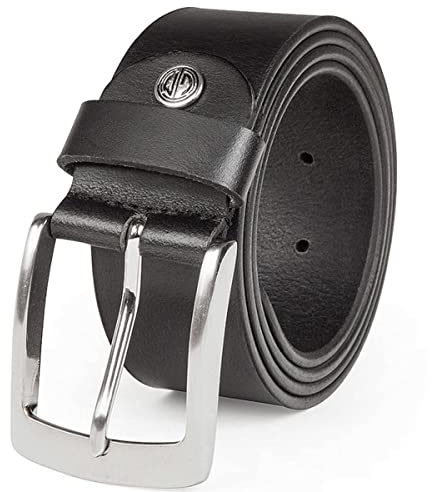 Lindenmann Herren Gürtel, Einfarbig Braun braun 105 cm