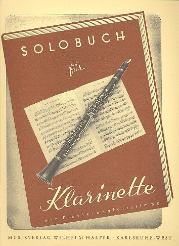 Solobuch: für Klarinette und Klavier Klavierbegleitung