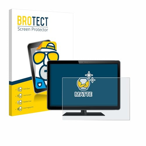 BROTECT Schutzfolie für Displays 15.6 (39.6 cm) [345x194 mm, 16:9] | Entspiegelnder Displayschutz Made in Germany Industrie-Monitore Matte Displayschutz-Folie Anti-Reflex Einfache Montage