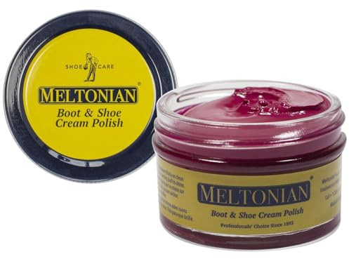 Meltonian Crème de polissage pour bottes et chaussures, framboise, 1.7 oz