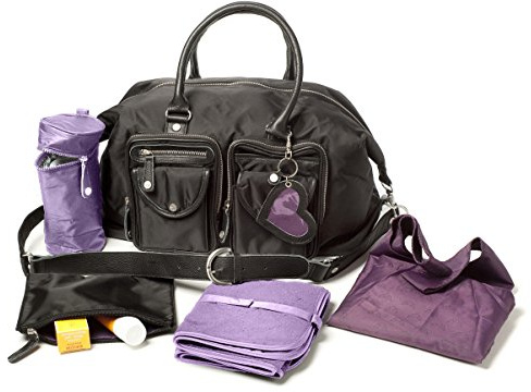 Petit Amour Designer Wickeltasche Set Leder Baby- Tasche