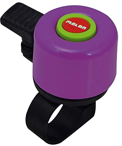 Melon Fahrradklingel Bellino Mini Bell, Rainbow Lila, MBE